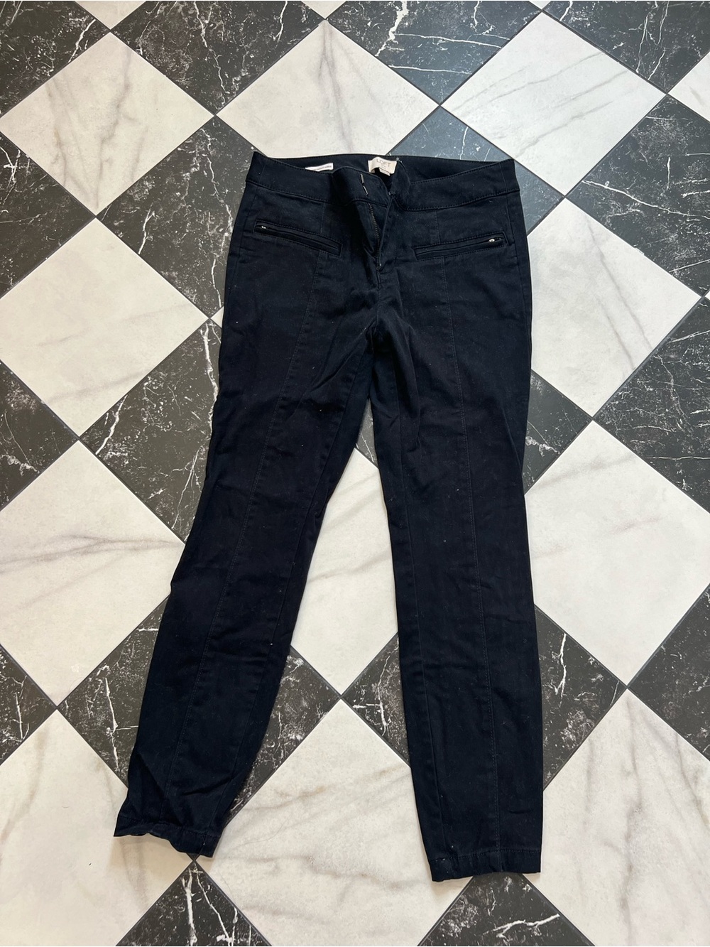 Loft Modern Skinny Black dress pants